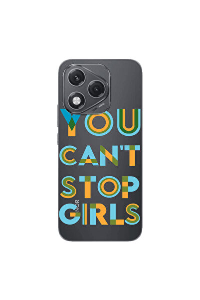 Other Honor 400 Lite You Cant Stop Girls Transparent Silicone TPU Θήκη