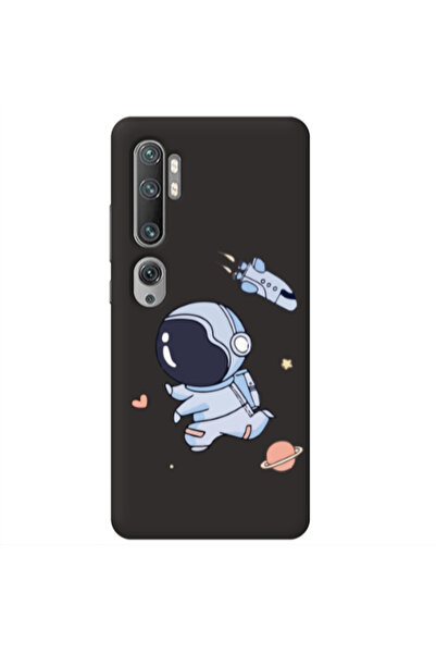 Other Xiaomi Mi Note 10 Aduket Black Colored Silicone TPU Θήκη