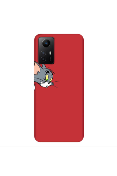 Other Xiaomi Redmi Note 12s Tom 1 Red Colored Silicone TPU Θήκη