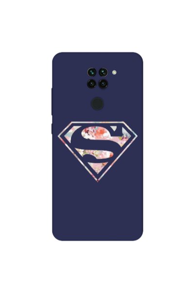 Other Xiaomi Redmi Note 9 Superman logo Dark blue Colored Silicone TPU Θήκη
