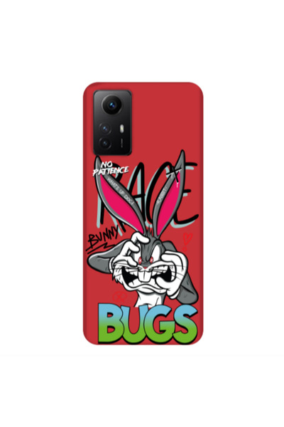 Other Xiaomi Redmi Note 12s No Patience Red Colored Silicone TPU Θήκη