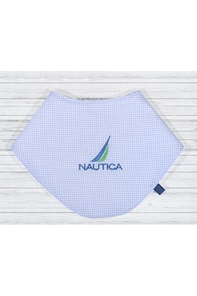 Nautica Μπαντάνα Μπιμπ Ουρανί Μπλε Καρό 26x26 Σχέδιο 921