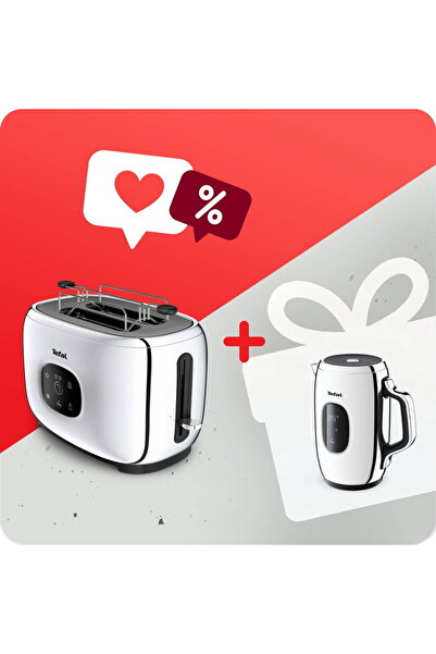 TEFAL Pachet PROMO Prajitor de pГaine Majestuo TT883D10 & Fierbator apa Majes...