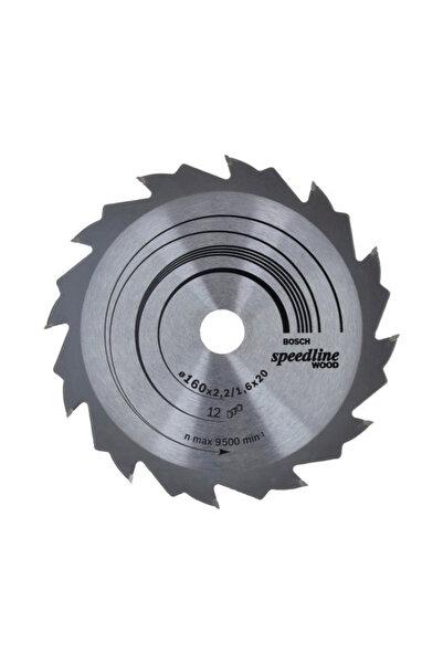 OEM Δίσκος κοπής ξύλου Bosch Accessories Speedline Ø160x2.4x20 χιλ. 12 δόντια