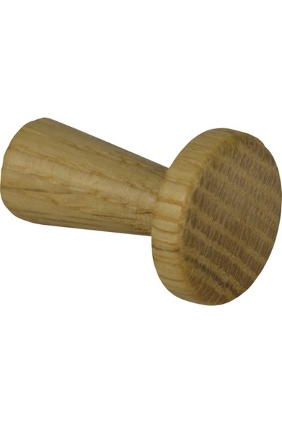 OEM Buton pentru mobilă Ø27mm, lemn stejar mat