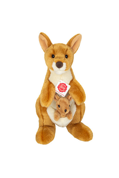 TEDDY HERMANN Cangur de pluș cu pui 30cm (916338)