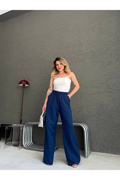 floral fashıon Women's Muslin Fabric Cotton Relaxed Fit Casual Trousers