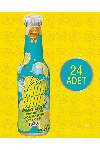 BİRAROMA Bir Churchill Efsane Lezzet Limon Aromalı Doğal Mineralli Gazlı İçec...