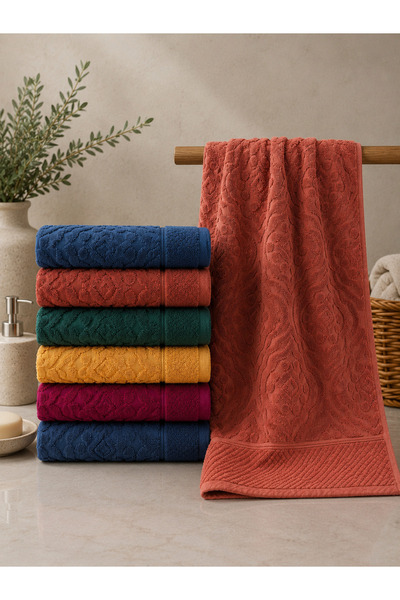 EVRA | 6'lı Microcotton El Havlusu Seti 50x90 cm