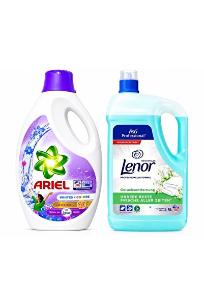 lenor Pachet x2 Detergent lichid Whites & Colors, Touch of Balsam Fresh, 120 ...