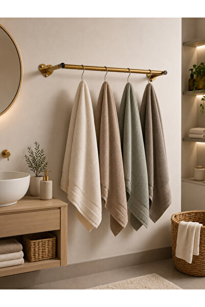 ARVİONHOME Modern Gold Duvara Monte Metal Havluluk Banyo Düzenleyici Dekorati...