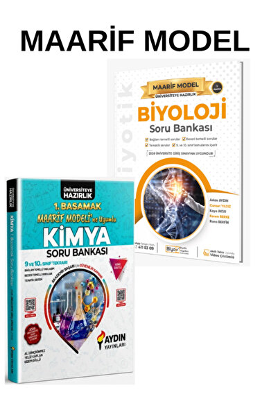 Biyotik Yayınları 2028 Model Biyotik TYT Biyoloji ve Aydın TYT Kimya Maarif B...