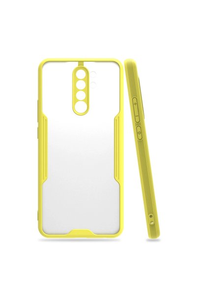 ArkhenX حافظة هاتف Xiaomi Redmi Note 8 Pro من السيليكون البلاتيني - أصفر