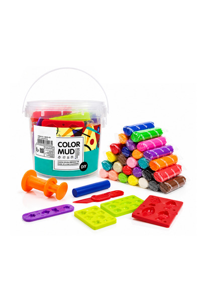 Generic Colorful Plastic Clay Modeling Clay Set Kids Play Dough Toys with Too...