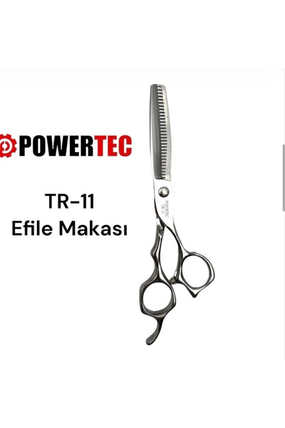POWERTEC Tr 11 Profesyonel Efile saç kesim makası 6 inç