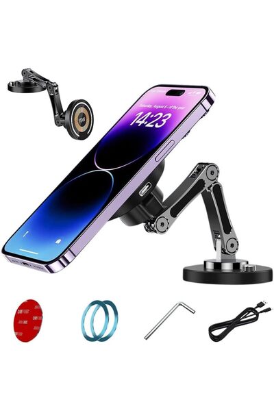 Generic WYE Wireless Charging Car Phone Holder - Dashboard & Windshield Mount...