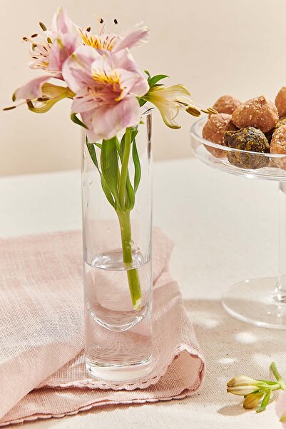 Paşabahçe Mini Cylinder Vase, Stylish Decorative Vase