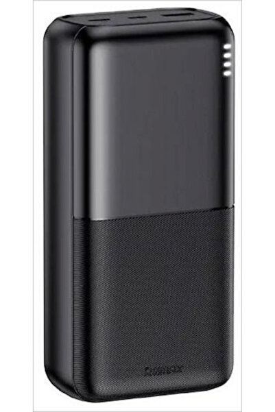 Remax RPP-177 Power Bank 30000mAh με θύρα USB-A και 2 θύρες USB-C Μαύρο