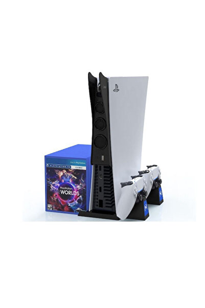 ipega PG-P5037 6 σε 1 Πολυλειτουργικός Σταθμός Φόρτισης για 2 χειριστήρια PS5...