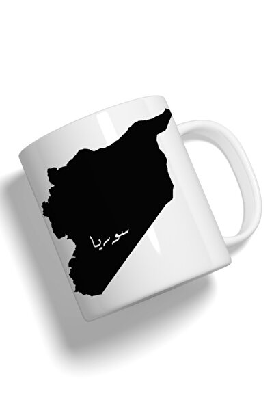 Generic Fashion World Mug Printed with High-quality Syria map