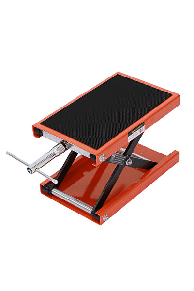 Lawazim Motorcycle Lift Scissor Jack 500kg 1100lb Wide Deck for ATV Garage Ma...