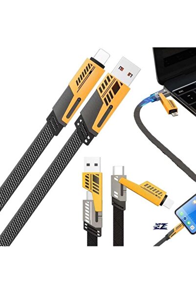 ELTRAZONE Original Super-Fast Charging Cable | 65W 480 Mbps 4-in-1 USB A/Type...