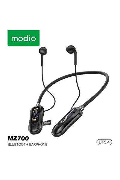 Modio MZ700 Wireless Neckband Earphones with 35-Hour Playtime, Deep Bass Soun...