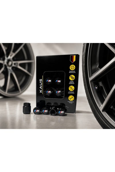KAUS BMW M- ALÜMİNYUM SİBOP KAPAĞI(SİYAH)