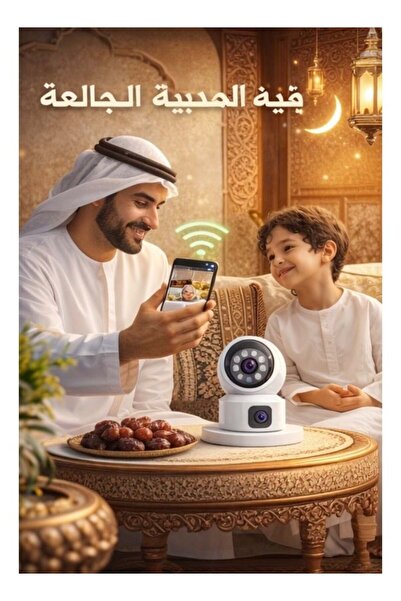 Honton كاميرا واي فاي ذكية بدقة 3 ميجابكسل وعدسة مزدوجة V380 Pro – 360 °   كا...
