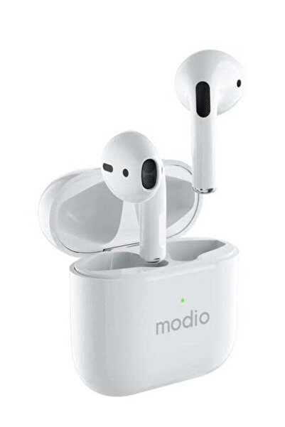 Modio ME4 True Wireless Stereo (TWS) Bluetooth Earbuds with Charging Case – I...