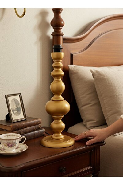 Dekovien Wooden Large Size Classic Model Lampshade Base Decorative Body 3 Dif...