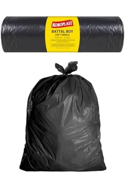 Yıldızan Zg Store Industrial Garbage Bag Battal Black 10 Pieces 72 X 95 Cm, T...