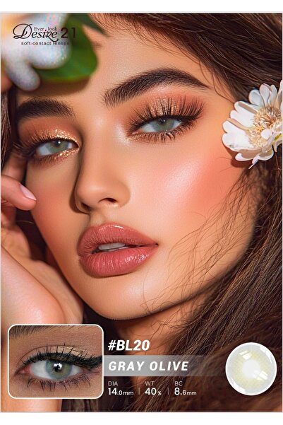 Desire21 Desire 21 Ever Look Soft Contact Lenses in Korea B.C: Gray Olive