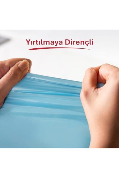 Yıldızan Medium Size Garbage Bags 15-Pack 55X60 Cm, Leak-Proof & Durable, Dou...