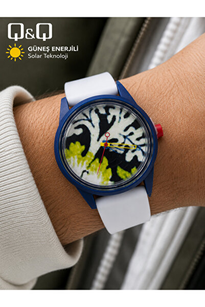 Q&Q Deniz, Havuz Su Geçirmez Güneş Enerjili 42 mm Büyük Kasa Unisex Kol Saati...