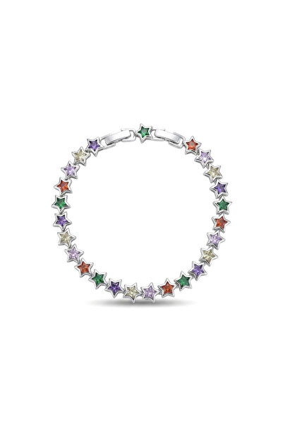 h&b design jewel Steel Color Star Detail Bracelet