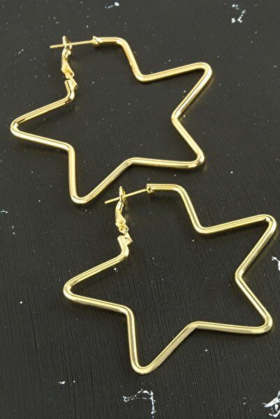 ZERO LAND Shophnrl Star Tr Earrings (212844) 6 Cm-Yellow