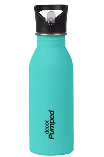 Ecolife Μεταλλικό Διακοσμητικό Μπουκάλι 500ml Τυρκουάζ (33-DE-004)