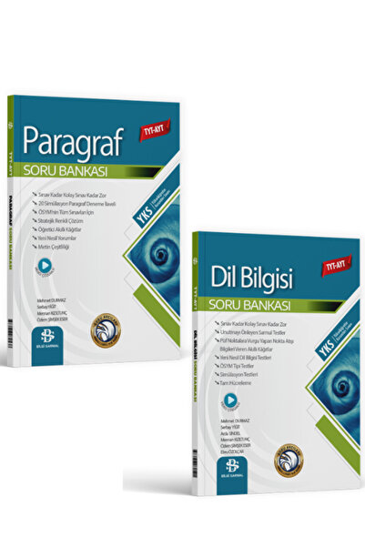 Bilgi Sarmal Yayınları Bilgi Sarmal TYT AYT Dil Bilgisi ve Paragraf Soru Bank...
