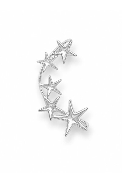 CHARMLUCKY Steel Star Ear Cuff