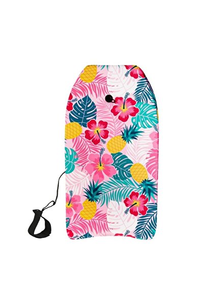OEM Placă de înot pentru copii, model tropical, din spumă ușoară, 84x45cm