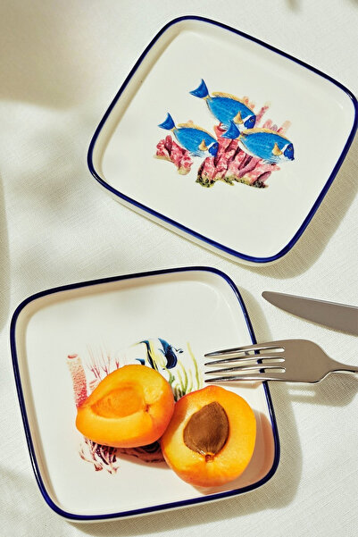 Paşabahçe Submarine Porcelain Mini Serving Plate No: 2, Stylish Serving Tray