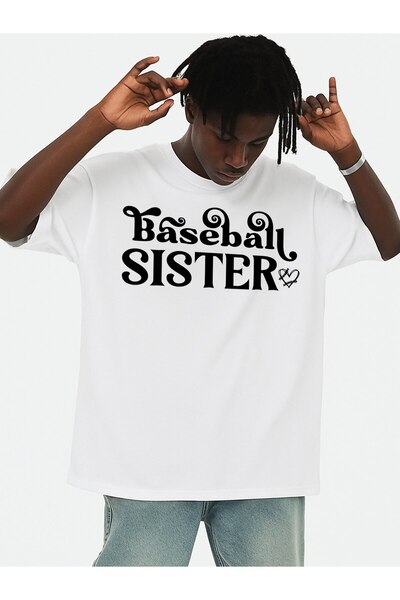 2mcup تي شيرتات مضحكة للرجال من Baseball Sister |   تي شيرتات بطباعة جرافيك 1...