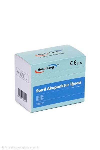 HUALONG akupunktur iğnesi 0,25x25mm tüpsüz 1 kutu 1000 adet