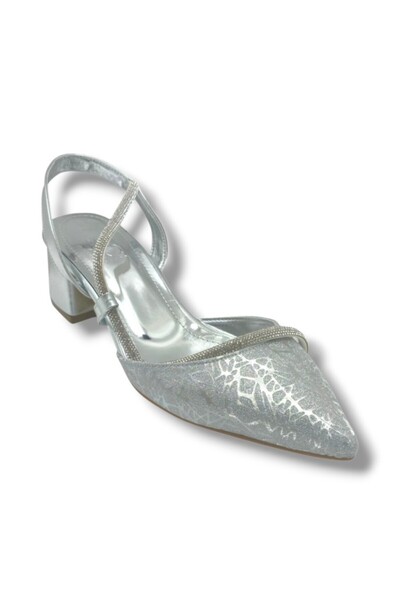 C shoes C-Shoes Lh854-26 Graffiti Stripe Stone Short Thick Heel Women's Shoes...