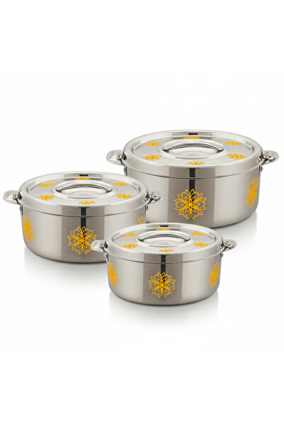 Seagull KSR Hotpot ZARA 3-Piece Set | 2.5L/3.5L/1.5L | Stainless Steel Insula...