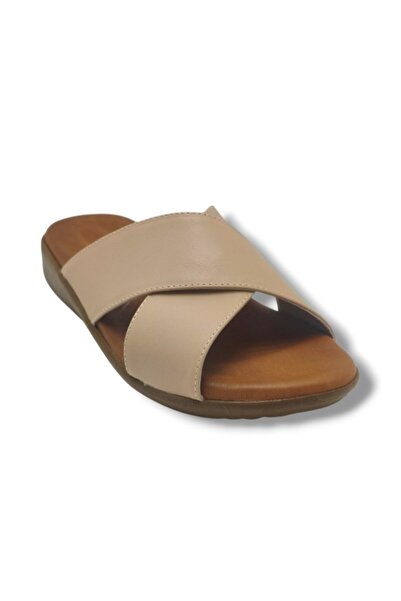 TRUVA Medically 411-26 Skin Cross Band Anatomical Women's Slippers