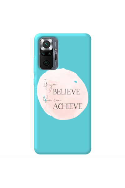 Other Xiaomi Redmi Note 10 Pro 4G If You Believe Turquoise Colored Silicone T...