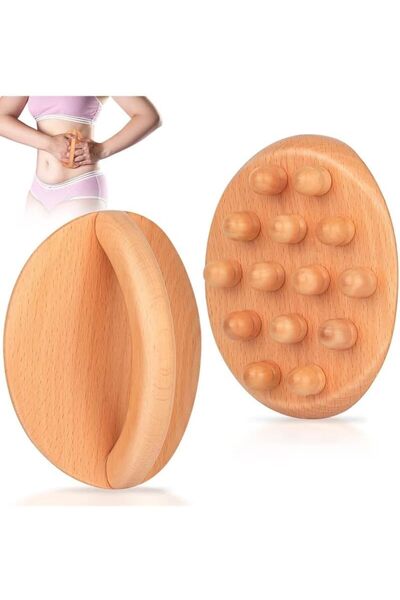 Arabest Wood Therapy Massage Tools, Natural Beech Wood, Anti Cellulite Massag...