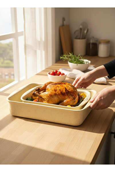 saif Turkey Beige Granite Tray Set